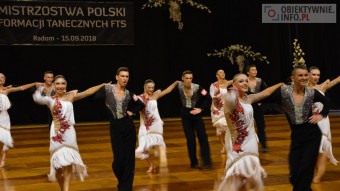 Pierwsze miejsce CMG Radom podczas Mistrzostw Polski Formacji Tanecznych FTS w Radomiu.